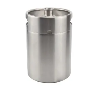 Growler (Barril) em Inox 5 Litros sem Tampa
