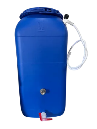 Fermentador 60 Litros Tipo Bombona Azul com Poço Térmico EZbrew