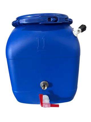 Fermentador 30 Litros Tipo Bombona Azul Com Poço Térmico EZbrew