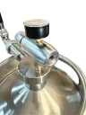 Growler (Barril) em Inox 5 Litros com Tampa, Torneira e Regulador de Pressão