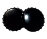 KIT TAMPINHA ROLHA PRETA 26MM 50 UNIDADES EZBREW
