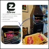 Churrasqueira Parrilla com braseiro em gaveta e 3 niveis de altura 60cm