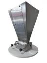 Moedor Moinho de Malte 2 Rolos Funil em Aço Inox 304 EZbrew