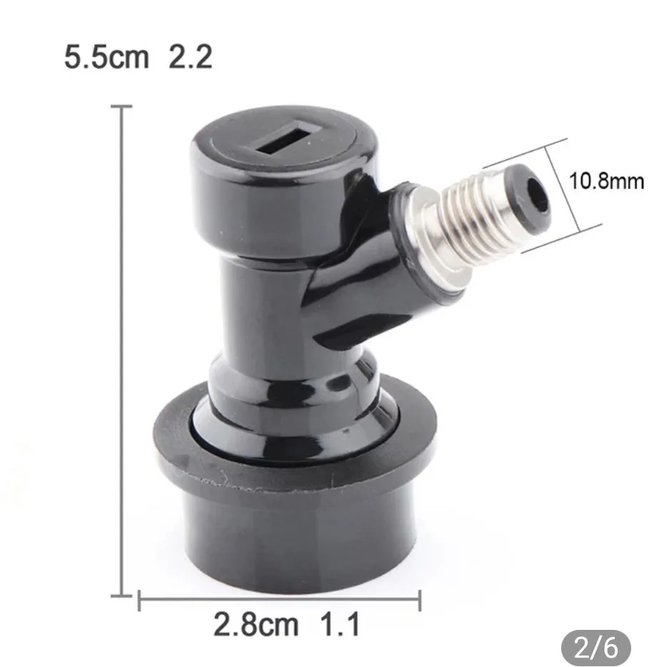 Conector Ball Lock para Post Mix e Carbonator EZbrew