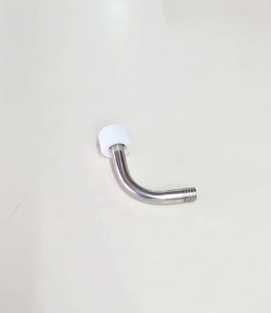Engate Rápido Espigão Curvo 1/2" em Aço Inox 304L Original EZbrew