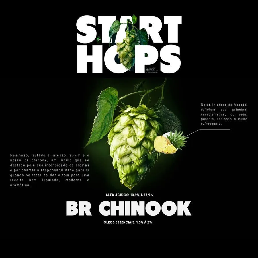 Lúpulo BR Chinook Start Hops pct 50g