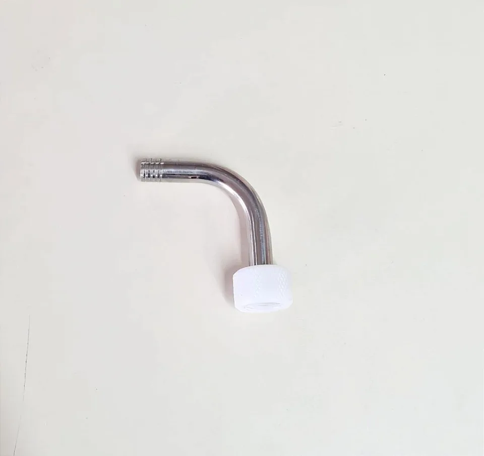 Engate Rápido Espigão Curvo 1/2" em Aço Inox 304L Original EZbrew