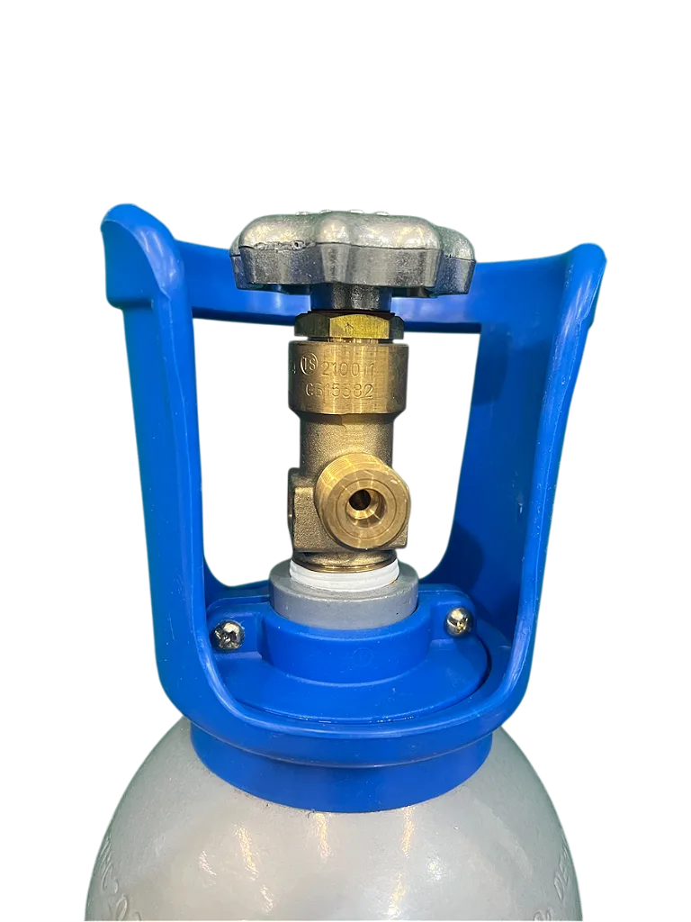 Cilindro de Ferro para CO² c/ Válvula e Alça - Capacidade 3kg