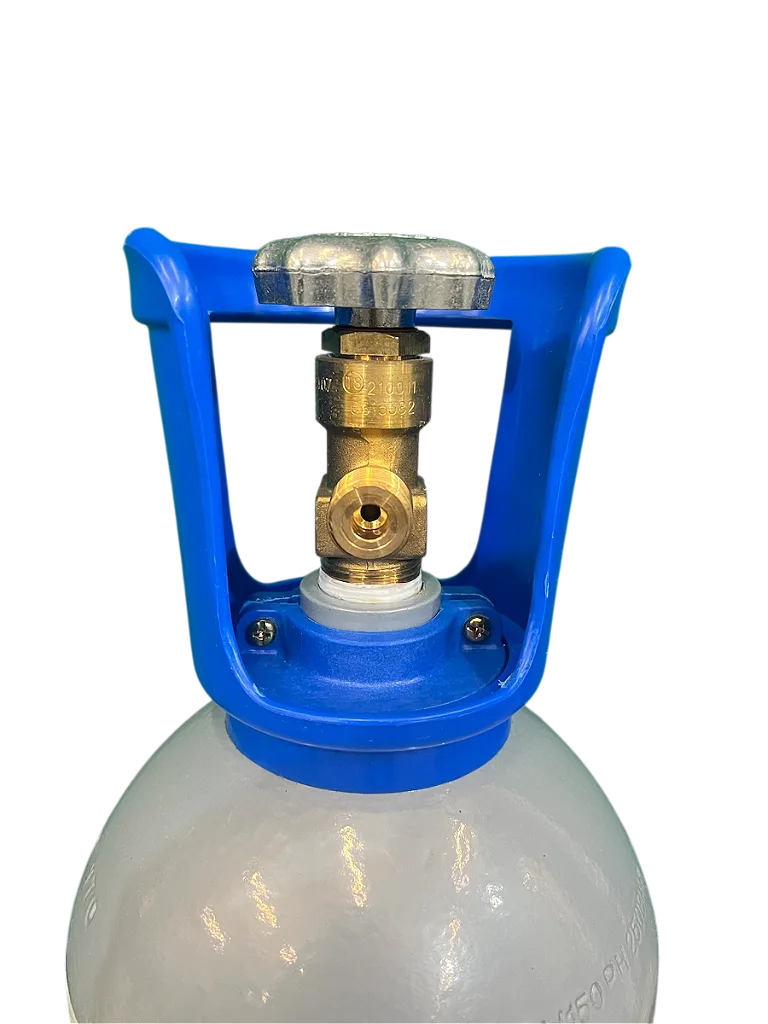 Cilindro de Ferro para CO² c/ Válvula e Alça - Capacidade 6kg
