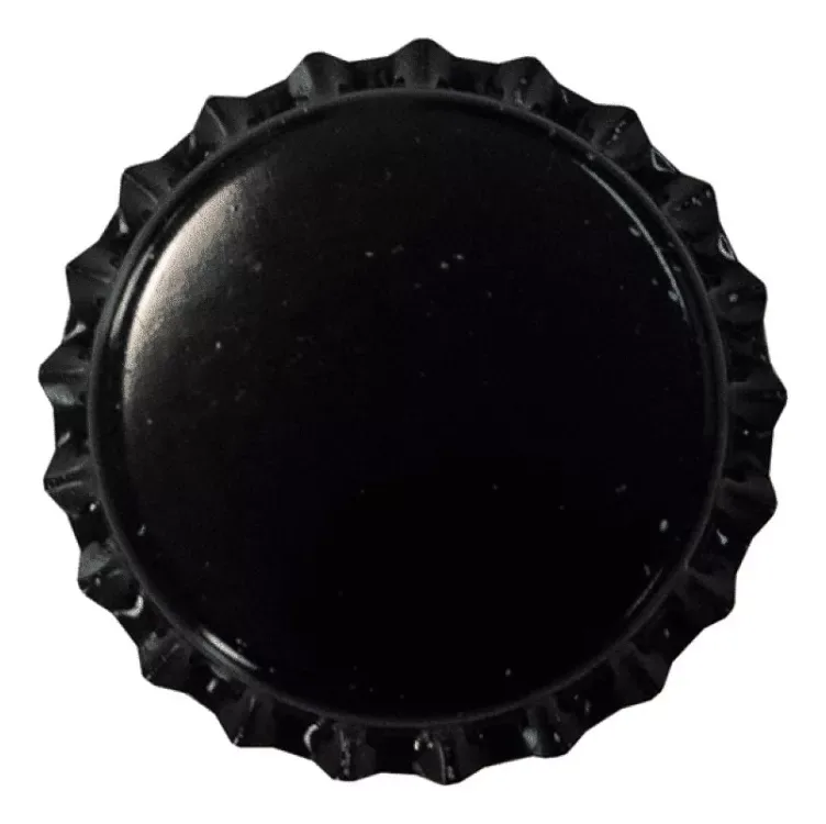 KIT TAMPINHA ROLHA PRETA 26MM 50 UNIDADES EZBREW