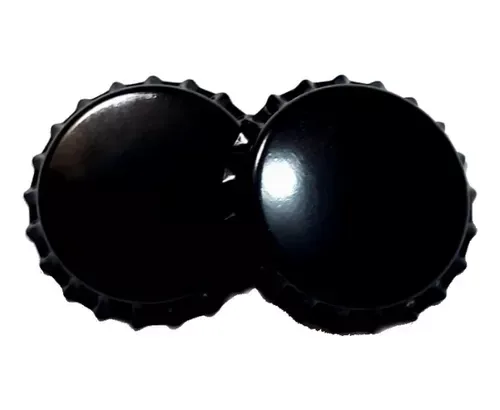 KIT TAMPINHA ROLHA PRETA 26MM 50 UNIDADES EZBREW