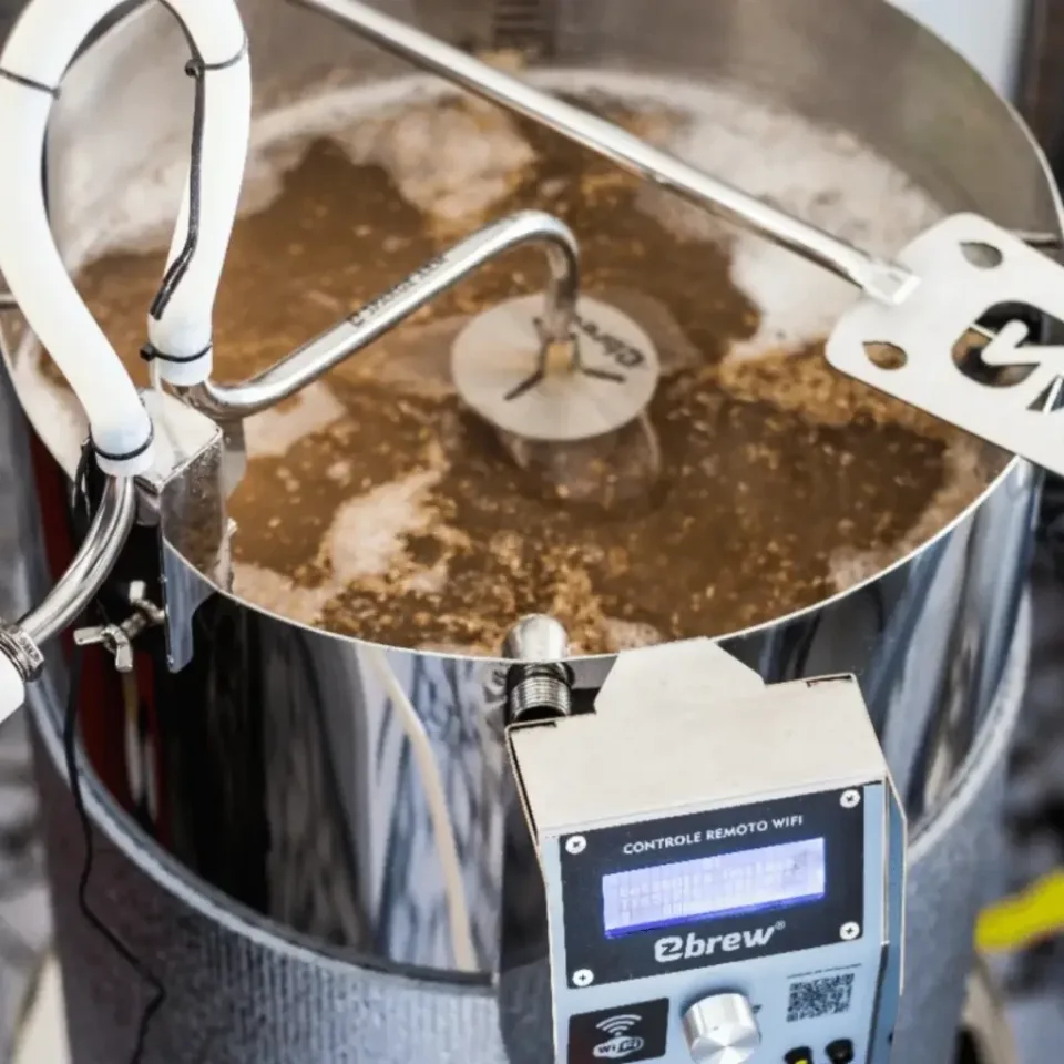 Panela Automatizada 15 a 50L Double Vessel EZbrew K60 EVO Inox 304L