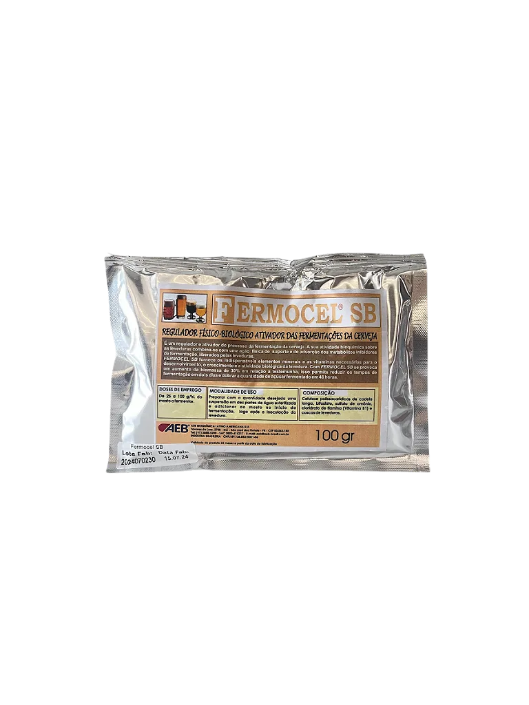 Regulador de Fermentação Fermocel SB AEB 100g