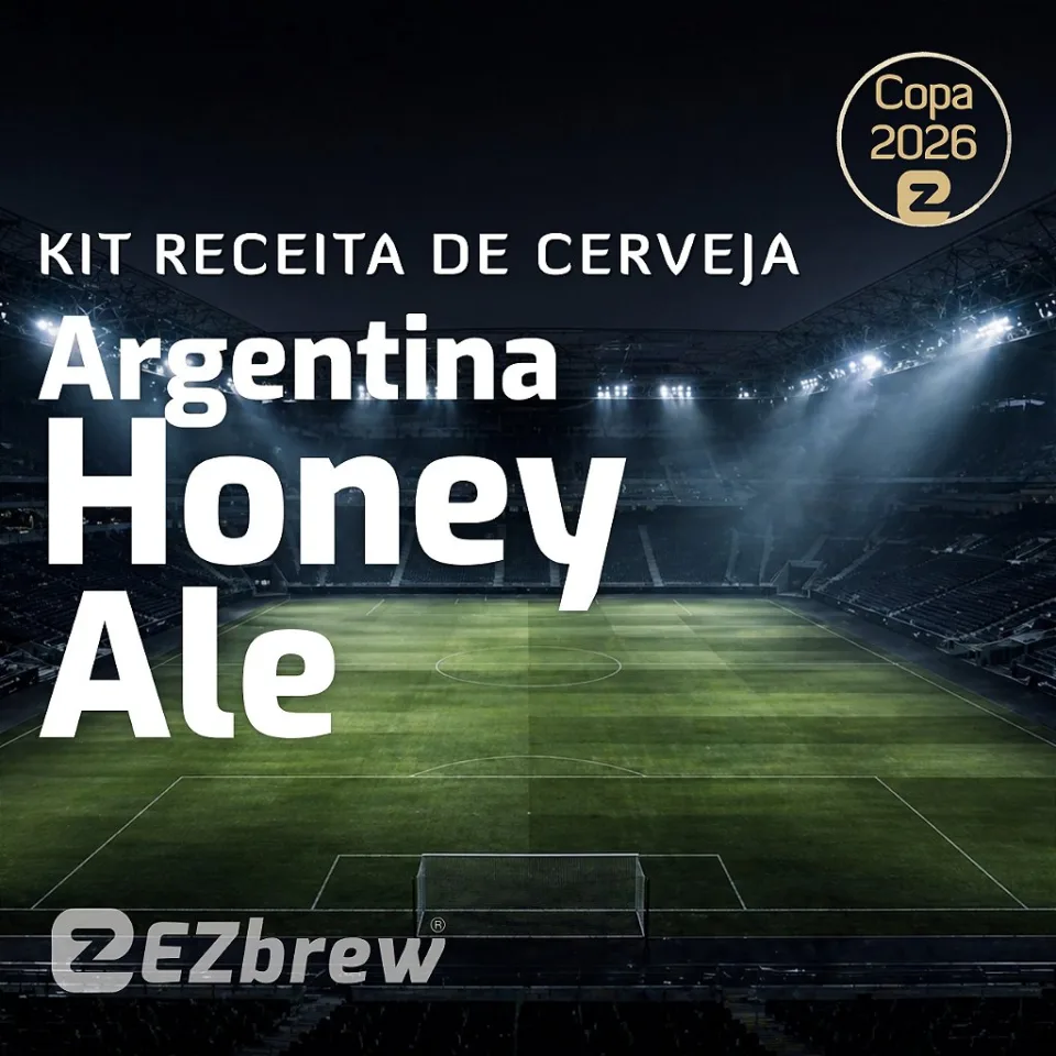 Kit Receita Argentina - Honey Ale - Copa do Mundo 2026 EZbrew