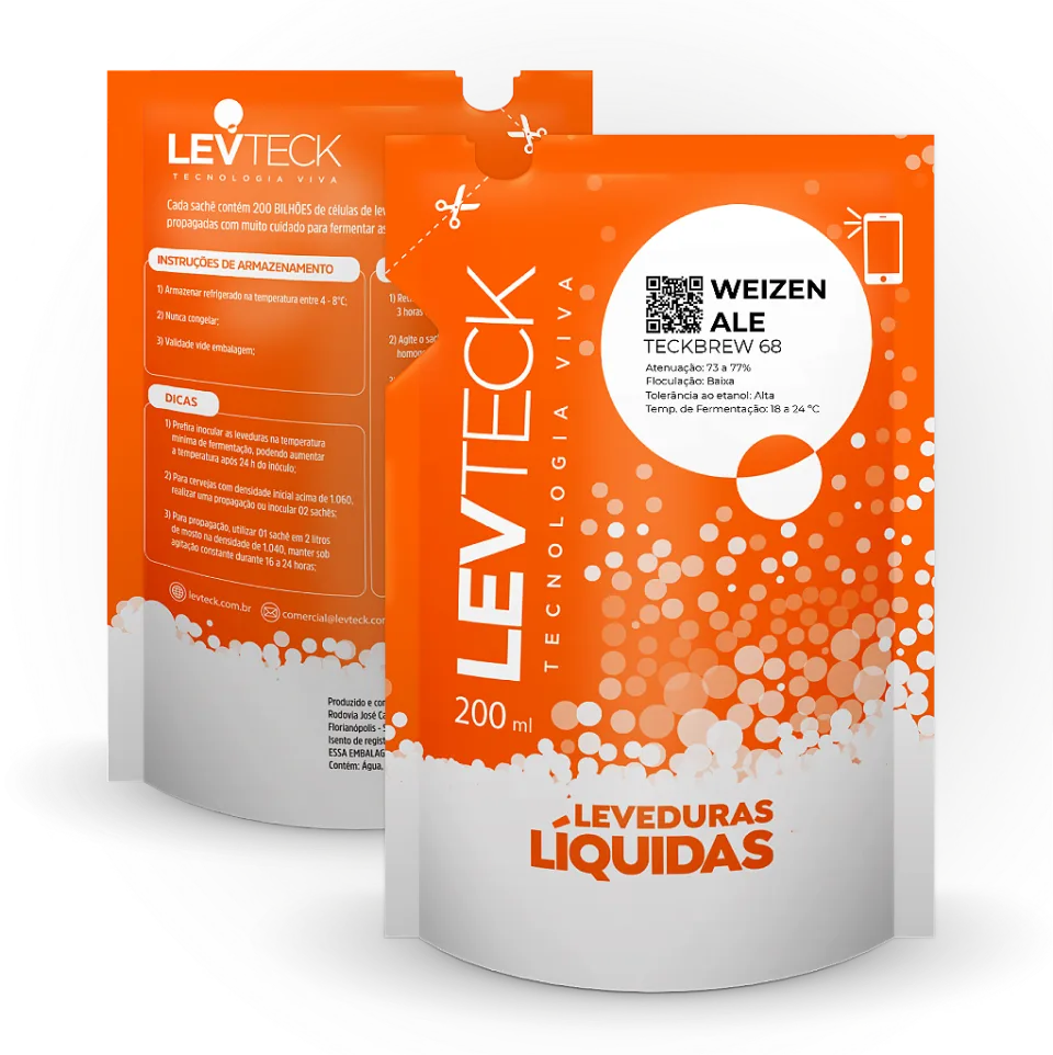 Levedura Weizen Ale TB 68 - Levteck